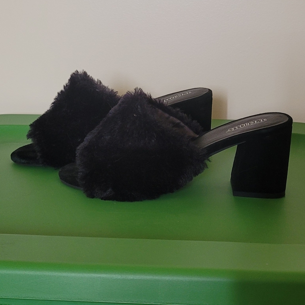 Seychelles Fur Open Toe Sandal